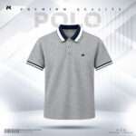 Premium PK Cotton Polo - Gray
