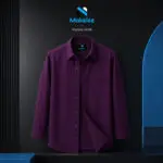 Premium Office Wear Formal Shirt - Dark Parpel