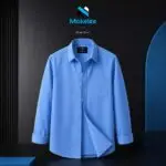 Premium Office Wear Formal Shirt - Sky Blue