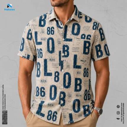 Premium Casual Microfiber Shirt - Beige Cream