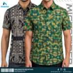 Premium 2-Piece Microfiber Shirt Combo - Forest Green & Black Ethic