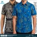 Premium 2-Piece Microfiber Shirt Combo - Pactol Blue & Black Ethic