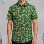 Premium 2-Piece Microfiber Shirt Combo - Forest Green & Black Ethic - Image 2