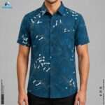 Premium Casual Microfiber Shirt - MidNight Blue
