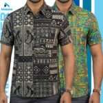 Mens Premium Microfiber Shirt 2 Pcs - Black Ethic & Green Ethic