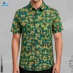 Premium Casual Microfiber Shirt - Forest Green