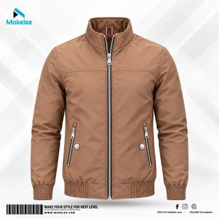 Makelee Winter Suskin Full Sleeve Jacket - Biscuit