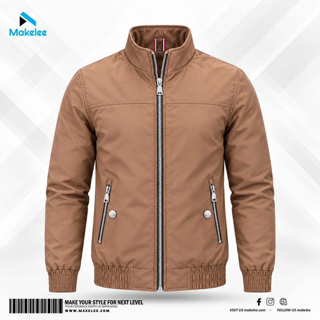 Biscuit Makelee Winter Suskin Full Sleeve Jacket - Biscuit - Image 1