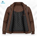 Makelee Winter Suskin Full Sleeve Jacket - Coffee - Image 3