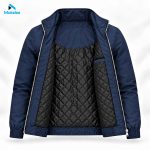 Makelee Winter Suskin Full Sleeve Jacket - Navy Blue - Image 3