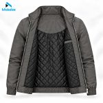 Makelee Winter Suskin Full Sleeve Jacket - Olive Gray - Image 3